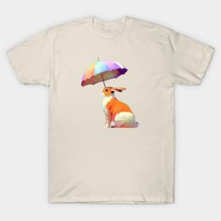 A rabbit under an umbrella T-Shirt